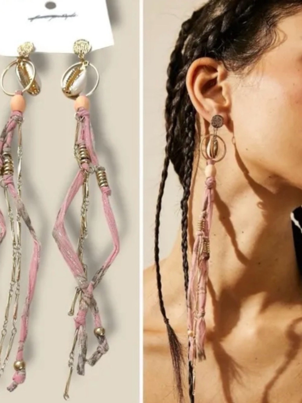 Free People Clearwater dangle earrings NWT